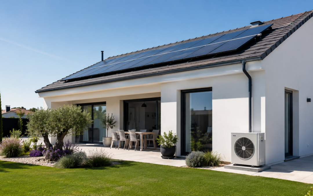 Aerotermia y placas solares: cómo combinarlas para ahorrar energía